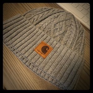 Gray Carhartt knitted hat/beanie